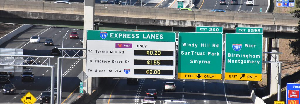 Toll Pricing Banner